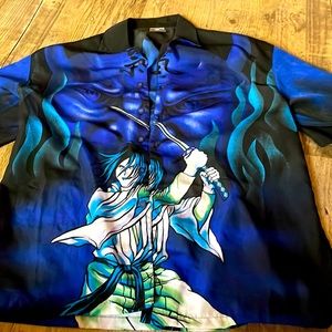 Vintage sasouma collared shirt